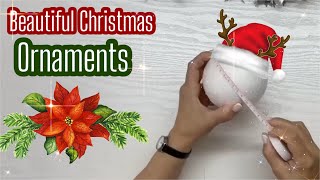 Cute Christmas ORNAMENTS ideas to decorate your Christmas very beautifully [upl. by Otreblada]