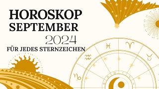 Horoskop für September 2024 für jedes Tierkreiszeichen [upl. by Nelrah]