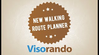 Introduction to the new Visorando walking route planner [upl. by Lissner]