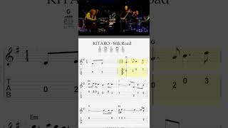 Silk Road Guitar Tab Notes Chords  Kitaro [upl. by Claud]