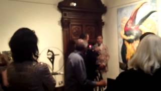 Artist Alexander Kanevskys exhibition opening at the Museo dArte e Scienza di Milano [upl. by Delos]