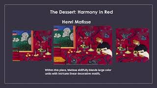 The Dessert Harmony in Red Henri Matisse [upl. by Nehte]