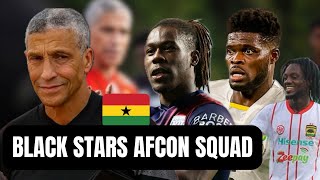 BLACK STARS 55MAN PROVISIONAL AFCON SQUADDEBUT CALLUP FOR LAMPTEY amp OTHERS [upl. by Ann-Marie]