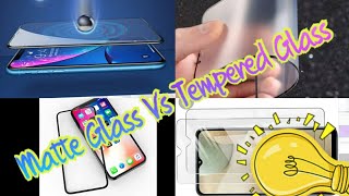 Matte Glass Vs Tempered Screen Protector Vs Gorilla Glass  Good Or Bad For Your Smartphone [upl. by Caron]