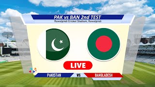 🔴Pak vs Ban Live  2nd Test  Pakistan vs Bangladesh Live Cricket Match Today Score amp Commentary [upl. by Senior]