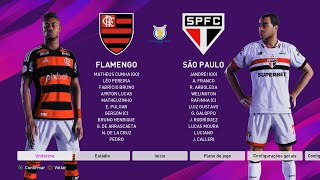 Patch Pes 2020 Ps4 Uniforme Flamengo e São Paulo 2024 [upl. by Ahern]