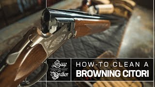 Browning Citori Shotgun  How to Clean and Disassemble [upl. by Andrew349]