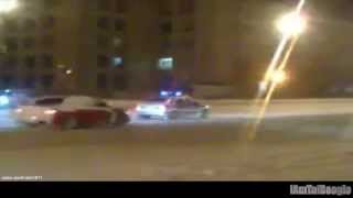 evo drifting circles around helpeless cop [upl. by Gonzalez]