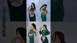 4 Deep meaning video about pregnancy time art animation viralvideo deepmeaning drawing [upl. by Inar]