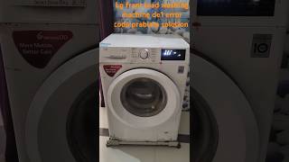 lg frant load washing machine de1 error code prablam solution shortvideo washingmachine short [upl. by Khorma421]