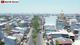 Drone view Pusat Kota Makassar Parang Layang [upl. by Ahsitniuq]