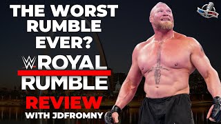 WWE Royal Rumble 2022 Review wJDfromNY  TWO OF THE WORST ROYAL RUMBLE MATCHES IN WWE HISTORY [upl. by Lamahj313]