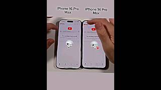 iPhone vs iPhone speed test ☠️ apple viralvideo speed blowup fyp [upl. by Notsniw]