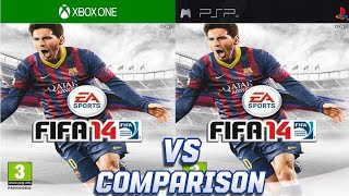 FIFA 14 Xbox One Vs PSP [upl. by Haroldson]