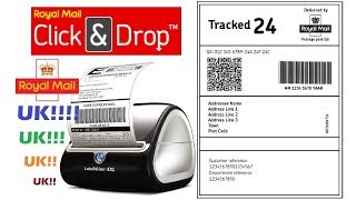 Royal Mail Click and Drop UK Large Postal Label vs Dymo LabelWriter 4XL  Full How To Tutorial [upl. by Oralia]