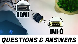 DVID to HDMI Adapter TESTING  Questions and Answers 2020 [upl. by Margarete299]