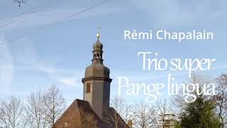 Rémi Chapalain Trio super Pange lingua [upl. by Yates]