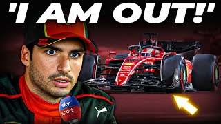 Sainz DESTROYED Ferrari After SHOCKING Statement That Will Change Everything [upl. by Hein]