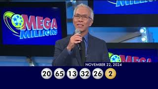 Mega Millions  Lottery Draw Results on November 22 2024 💙 Play Lotto Online [upl. by Rhiana671]