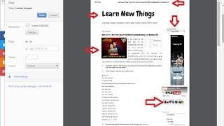 How to Print Webpages without Ads Header Footer Links amp other Unwanted [upl. by Brit]