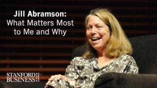 Jill Abramson What Matters Most to Me and Why [upl. by O'Meara796]