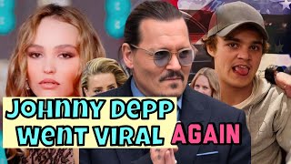 You Wont Believe Why Johnny Depp Went Viral Again [upl. by Ahseinat]