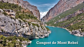 Pasarelas De Montfalco amp Congost de Mont Rebei Hike  Kayak  Drone Video [upl. by Silsby]