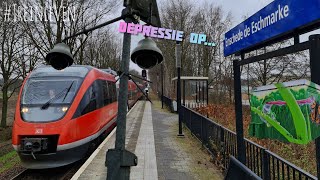 WINTERDEPRESSIE krijgen op DRUGSSTATION DE ESCHMARKE  treinleven [upl. by Omixam828]