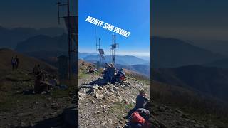 Trekking on Monte San Primo Como Italy [upl. by Akerdnahs]