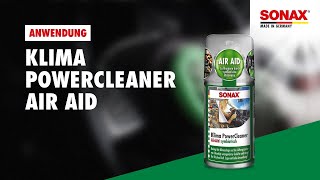 How to use SONAX Klima Power Cleaner AirAid Symbiotic AC Cleaner [upl. by Eisteb]