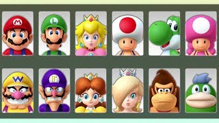 Mario Party 10  All Characters [upl. by Meredi]