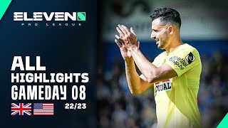 ALL HIGHLIGHTS ğŸ“ºâš½ Jupiler Pro League GAMEDAY 8 [upl. by Ainesej]