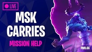 247 Live MSK Carries amp Mission Help  Fortnite STW [upl. by Oiril768]