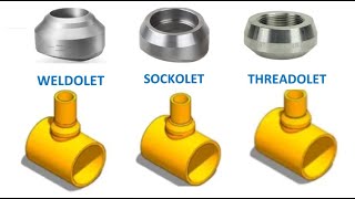 PIPING Weldolet Socolet Threadolet identification tutorial for beginners Pipe fit up tutorials [upl. by Einna]