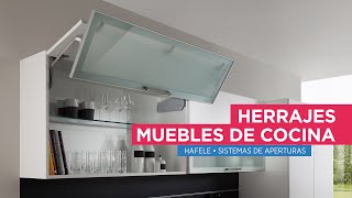 Hafele Herrajes modernos para cocinas y muebles Sistemas de aperturas inteligentes 2021 [upl. by Novikoff]