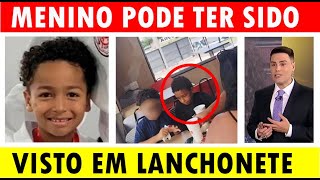 Menino que desapareceu na praia da barra da tijuca pode ter sido visto em lanchonete [upl. by Larimore]