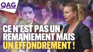 Ceci n’est pas un remaniement cest un effondrement  Mathilde Panot  QAG [upl. by Jessee698]