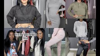 Fashion Nova Winter Haul 2018 TRY ON [upl. by Velick92]