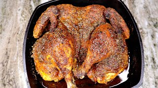 Best Ever Oven Baked Chicken How To Bake A Whole Chicken Easy [upl. by Ajup265]