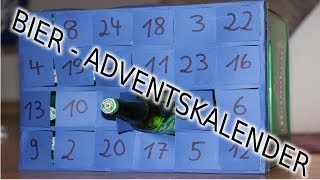 BIER Adventskalender  Schnell Einfach Selber Machen  Basteln  Last Minute Geschenk Für Freund DIY [upl. by Eleynad]