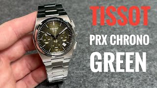 Tissot PRX Automatik Chronograph Grün T1374271109100  Review   OlfertampCo [upl. by Campagna172]