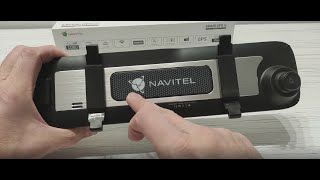 Wideorejestrator Navitel MR450 GPS  recenzja kamerki samochodowej w lusterku [upl. by Sinai]