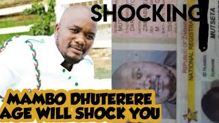 Mambo dhuterere Age will shock you a must Watch video [upl. by Aynosal]