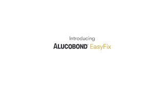 ALUCOBOND® EasyFix™ [upl. by Sonia]