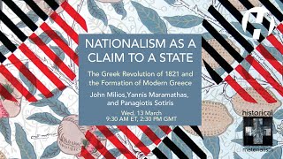 Book Launch Nationalism as a Claim to a State  John Milios [upl. by Iren]