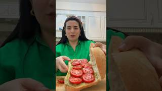 Şəmkir pomidoru tapa bilmədim sendvic mozzarella italiansandwich [upl. by Lardner913]