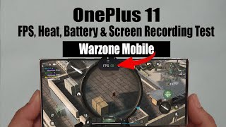 OnePlus 11 Warzone Mobile New Update Performance Test FPS Heat amp Battery [upl. by Aihsela]