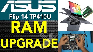 Asus Vivobook Flip 14 Tp410u 🚩RAM UPGRADE [upl. by Haze875]