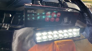 Nitro 4x4 12” led light bar REVIEW [upl. by Atalanti]