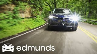 2018 Alfa Romeo Stelvio Review  Edmunds Test Drive [upl. by Etiam]